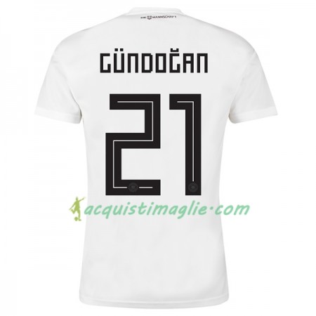 Divisa di Calcio Germania Gundogan 21 Prima Mondiali 2018